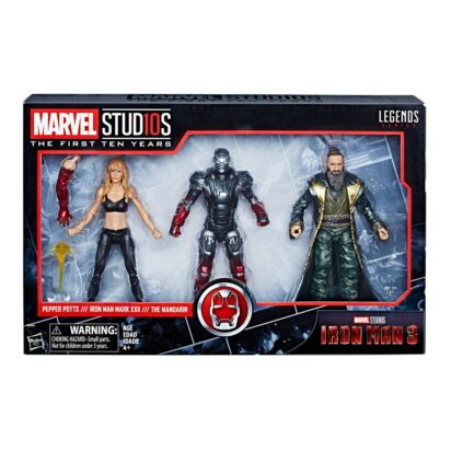 Iron Man 3 Marvel Legends Series Action Figure 3-Pack Pepper, Mark XXII & Mandarin 15 cm