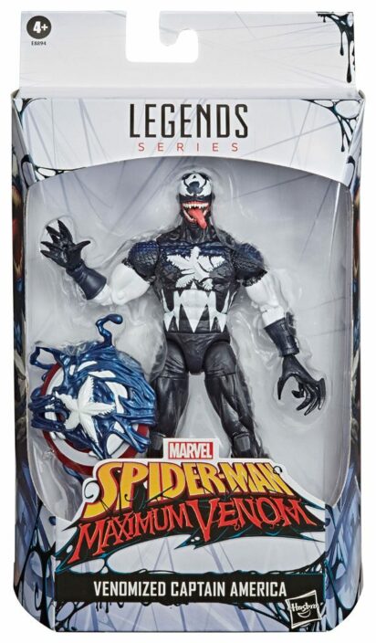 Spider-Man: Maximum Venom Marvel Legends Series Action Figure Venomized Captain America 15 cm