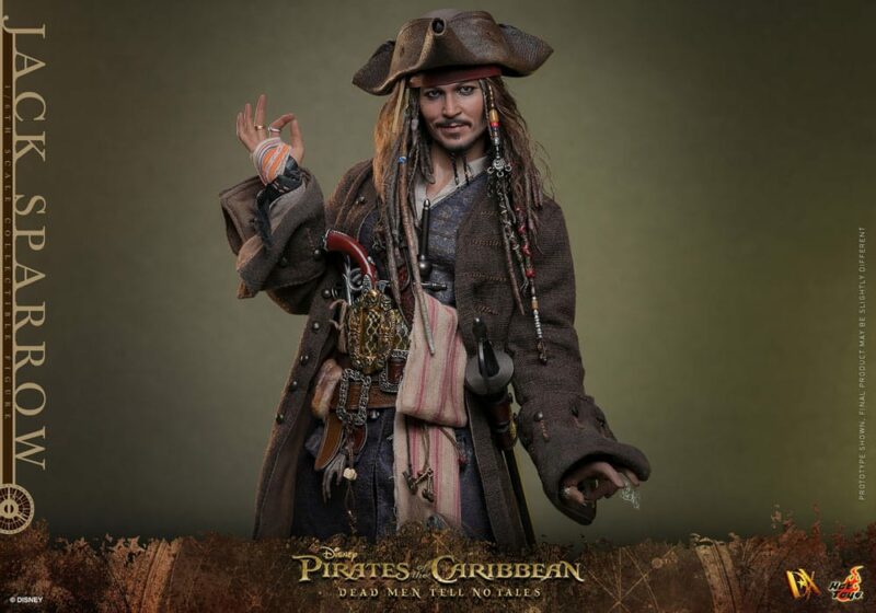 Pirates of the Caribbean Dead Men Tell No Tales Movie Masterpiece DX Action Figure 1/6 Jack Sparrow