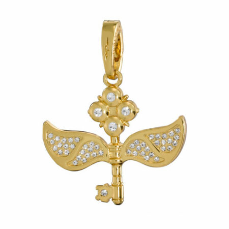Harry Potter Bracelet Charm Lumos Winged Key