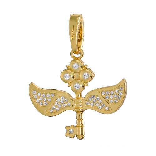 Harry Potter Bracelet Charm Lumos Winged Key