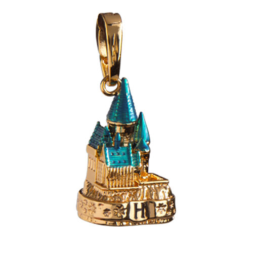 Harry Potter Bracelet Charm Lumos Hogwarts Castle gold