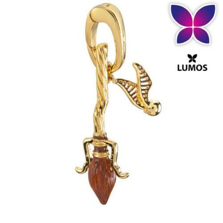 Harry Potter Bracelet Charm Lumos Firebolt Broom