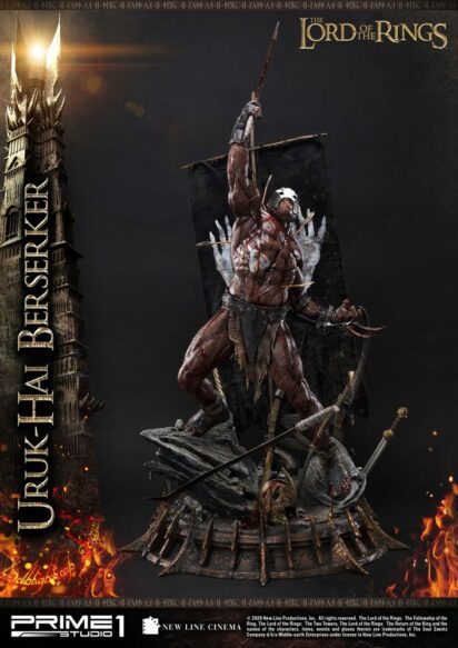 Lord of the Rings Statue 1/4 Uruk-Hai Berserker 93 cm