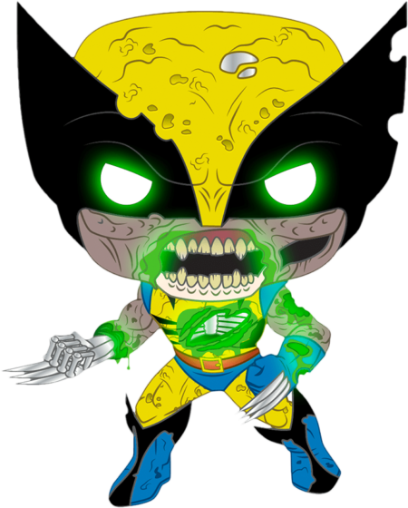 Marvel Zombies POP! Vinyl Figure Zombie Wolverine Glow in the Dark Limited 9 cm