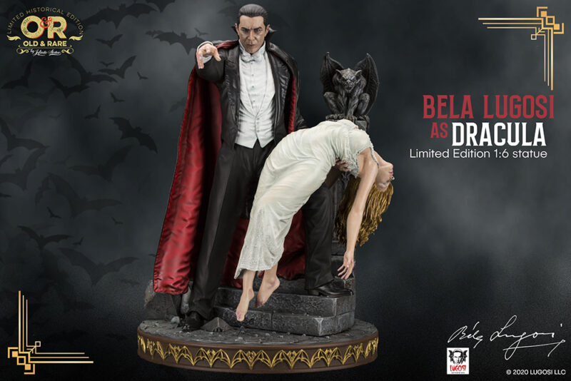 BELA LUGOSI OLD&RARE RESIN STATUE 1/6