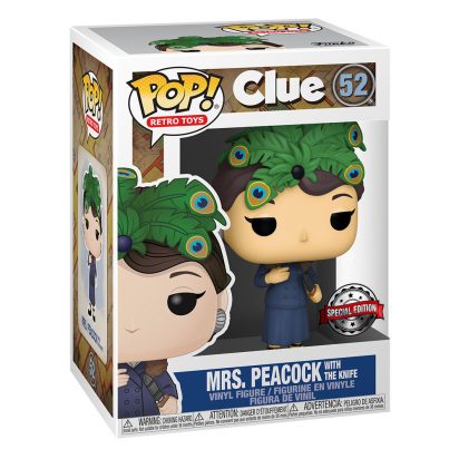 Clue POP! Movies Vinyl Figure Mrs. Peacock w/Knife 9 cm