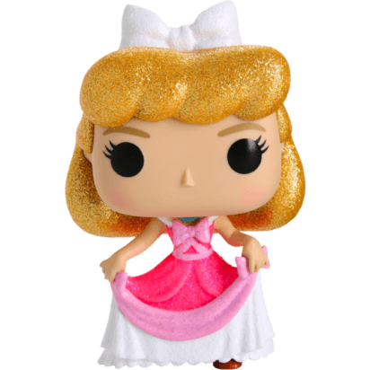 Cinderella POP! Disney Vinyl Figure Cinderella in Pink Dress Diamond Glitter Limited 9 cm