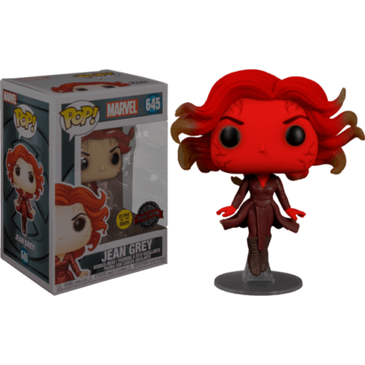X-Men 20th Anniversary POP! Marvel Vinyl Figure Jean Grey Glow in The Dark Limited 9 cm