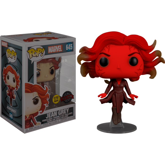 X-Men 20th Anniversary POP! Marvel Vinyl Figure Jean Grey Glow in The Dark Limited 9 cm