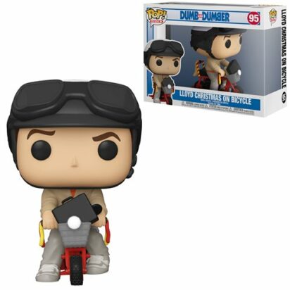 Dumb and Dumber POP! Movies Vinyl Figure Lloyd Christmas on Bicycle 18 cm