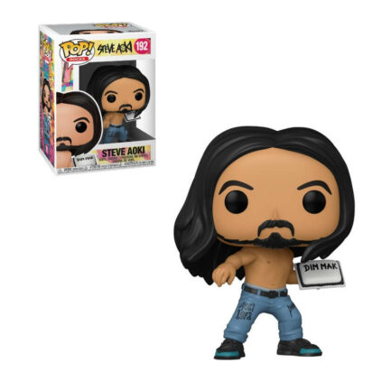 Steve Aoki POP! Rocks Vinyl Figure Steve Aoki w/Cake 9 cm
