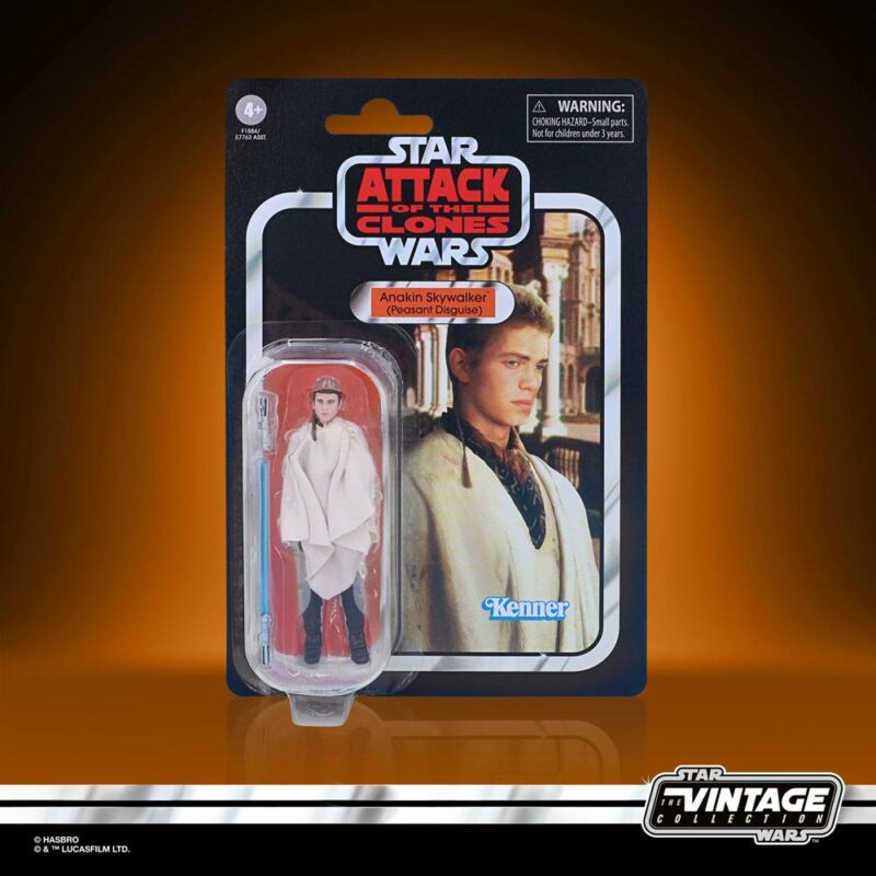 Star Wars Vintage Collection Wave 2 2021 Action Figure Anakin Skywalker (Peasant Disguise) (Episode II) 10 cm