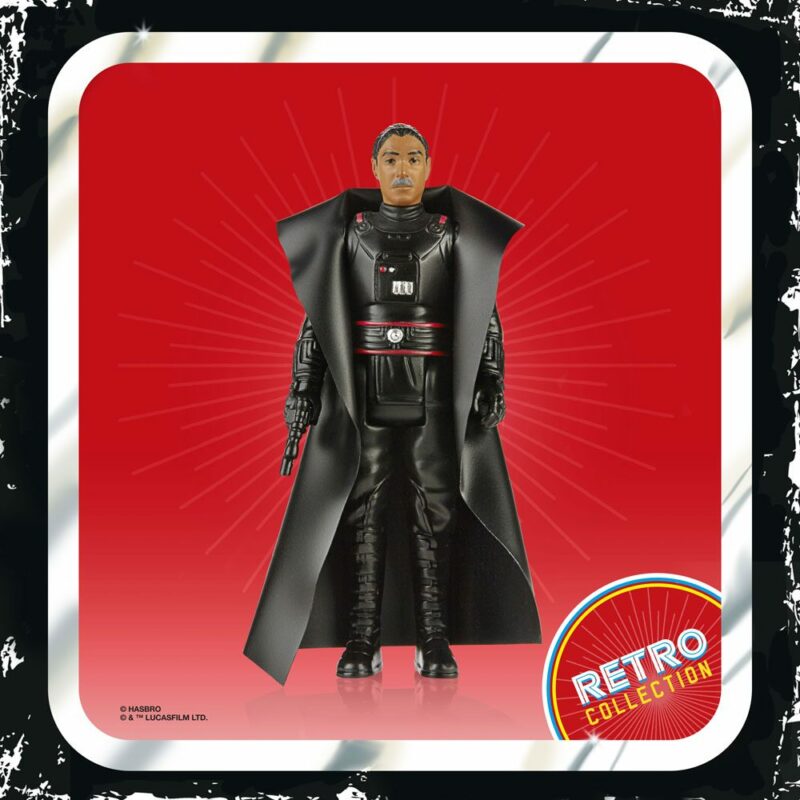 Star Wars The Mandalorian Retro Collection 2021 Action Figure Moff Gideon 10 cm - immagine 3