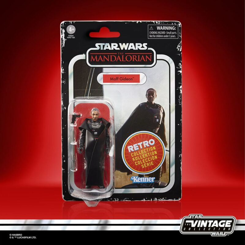Star Wars The Mandalorian Retro Collection 2021 Action Figure Moff Gideon 10 cm