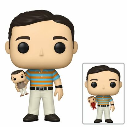 The 40-Year-Old Virgin POP! Movies Figures Andy holding Oscar 9 cm Assortment (2)
