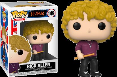 Def Leppard POP! Rocks Vinyl Figure Rick Allen 9 cm