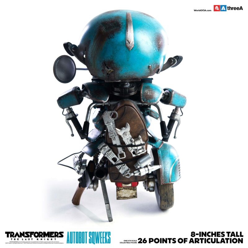 Transformers The Last Knight Action Figure 1/6 Autobot Sqweeks 20 cm - immagine 3