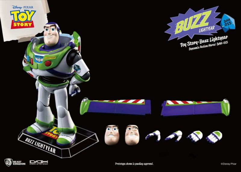 Toy Story Dynamic 8ction Heroes Action Figure Buzz Lightyear 18 cm - immagine 3