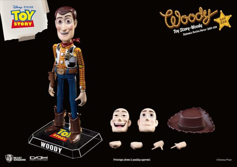 Toy Story Dynamic 8ction Heroes Action Figure Woody 20 cm - immagine 3