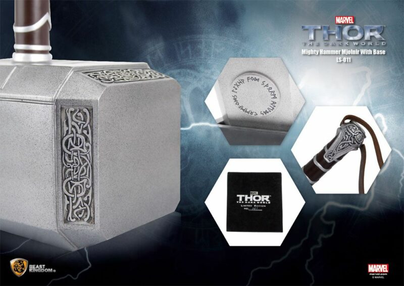 Thor The Dark World Replica 1/1 The Mighty Hammer of Thor 62 cm - immagine 2