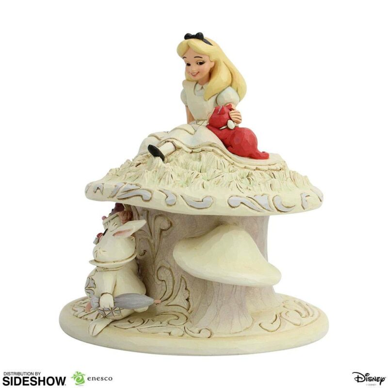 Disney Statue White Woodland Alice in Wonderland (Alice in Wonderland) 18 cm - immagine 2