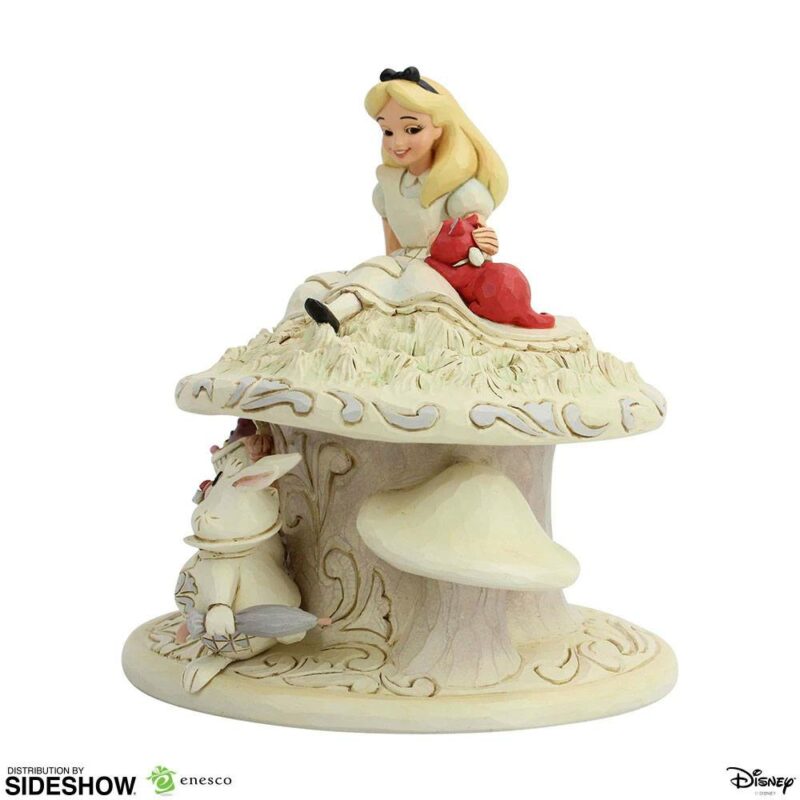 Disney Statue White Woodland Alice in Wonderland (Alice in Wonderland) 18 cm