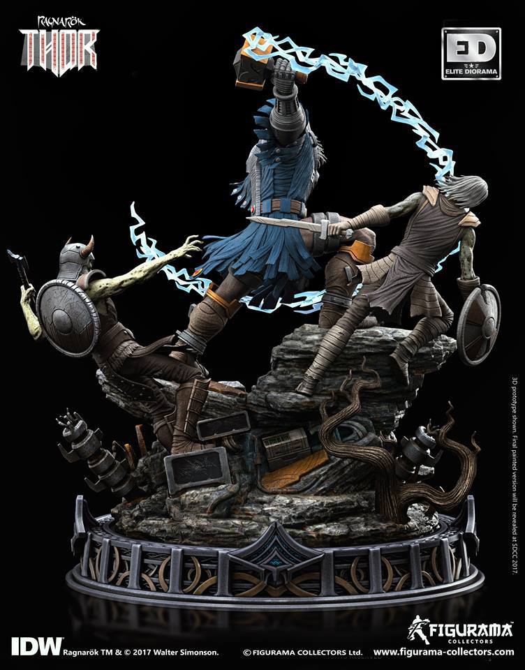 Ragnarök Elite Diorama Statue Thor 46 cm - immagine 2