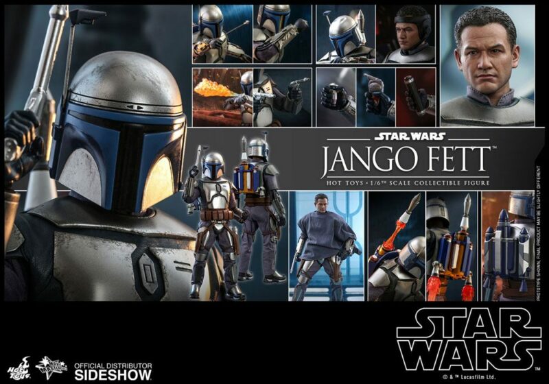 Star Wars Episode II Movie Masterpiece Action Figure 1/6 Jango Fett 30 cm - immagine 5