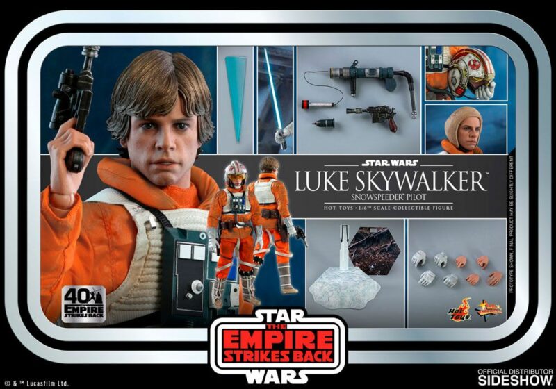 Star Wars Episode V Movie Masterpiece Action Figure 1/6 Luke Skywalker (Snowspeeder Pilot) 28 cm - immagine 4