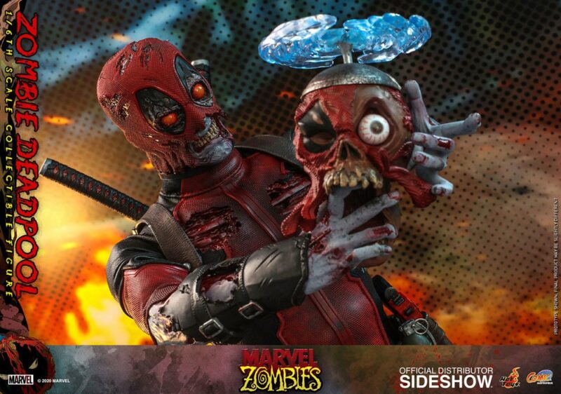 Marvel Zombies Comic Masterpiece Action Figure 1/6 Zombie Deadpool 31 cm - immagine 4