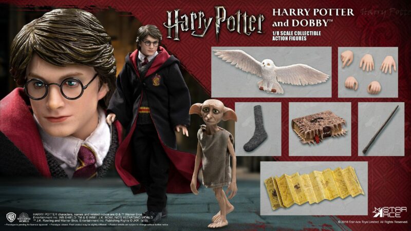 Harry Potter Real Master Series Action Figure 2-Pack 1/8 Harry & Dobby 16-23 cm - immagine 2