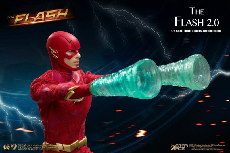 The Flash Real Master Series Action Figure 1/8 The Flash 2.0 Deluxe Version 23 cm