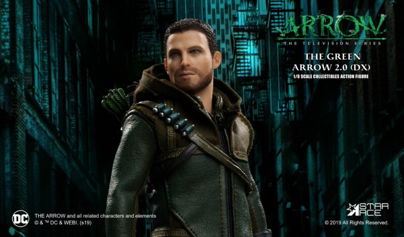 Arrow Real Master Series Action Figure 1/8 Green Arrow 2.0 Deluxe Version 23 cm