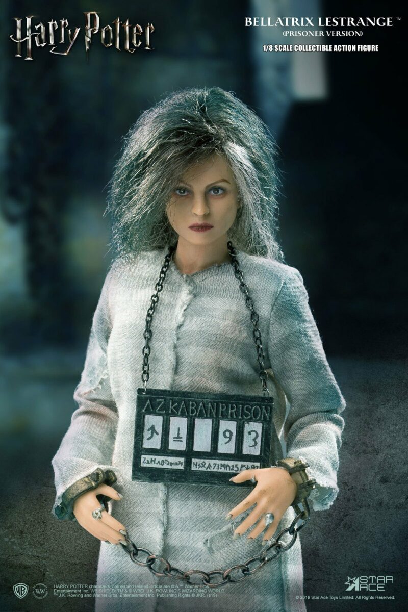 Harry Potter Real Master Series Action Figure 1/8 Bellatrix Lestrange Prisoner Version 23 cm - immagine 2