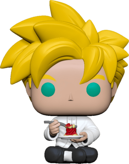 Dragon Ball Z POP! Animation Vinyl Figure Super Sayan Gohan with noodles Limited 9 cm
