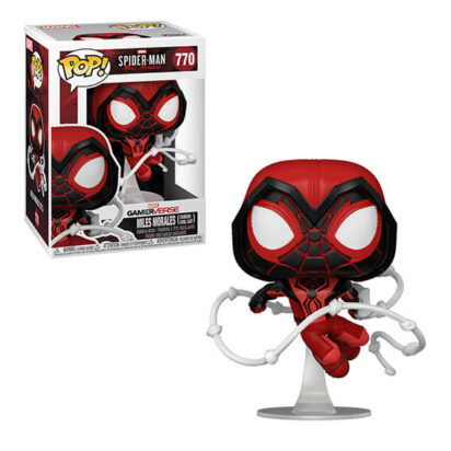 Marvel's Spider-Man POP! Games Vinyl Figure Miles Morales Red Suit 9 cm