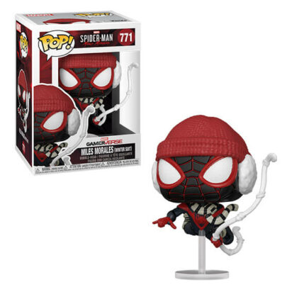 Marvel's Spider-Man POP! Games Vinyl Figure Miles Morales in Winter Suit 9 cm