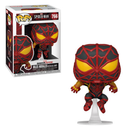 Marvel's Spider-Man POP! Games Vinyl Figure Miles Morales in S.T.R.I.K.E. Suit 9 cm
