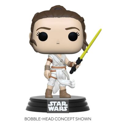 Star Wars Episode IX POP! Movies Vinyl Figure Rey w/ Yellow Saber 9 cm