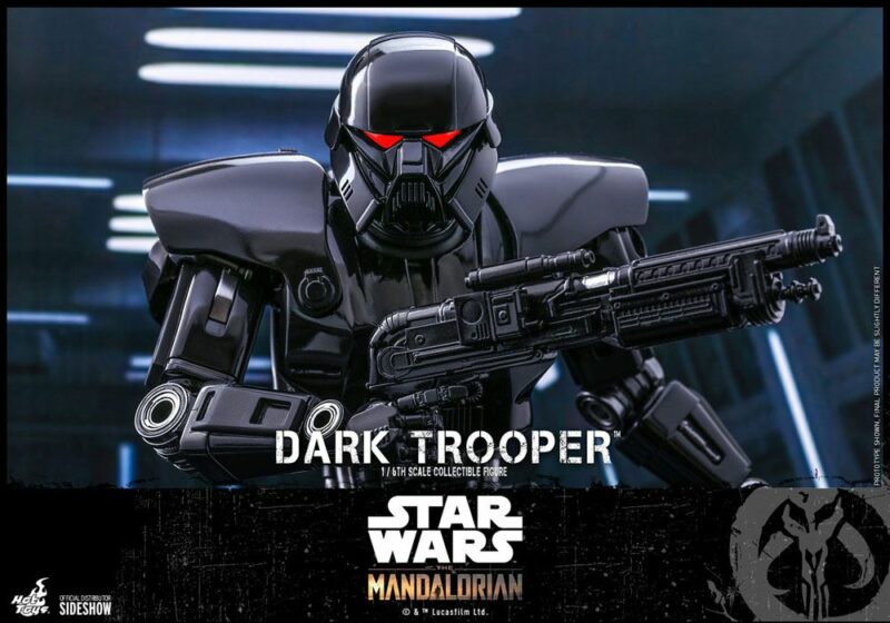 Star Wars The Mandalorian Action Figure 1/6 Dark Trooper 32 cm - immagine 2