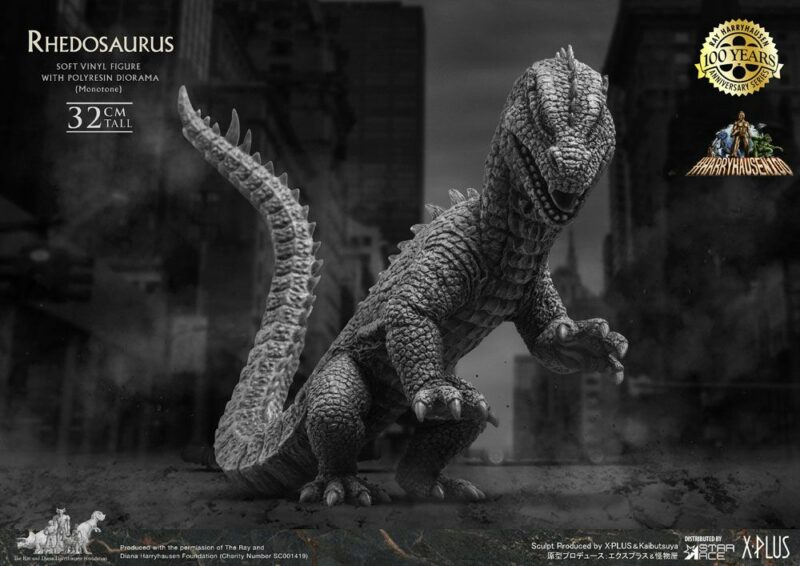 The Beast from 20,000 Fathoms Soft Vinyl Statue Ray Harryhausens Rhedosaurus Monotone 32 cm