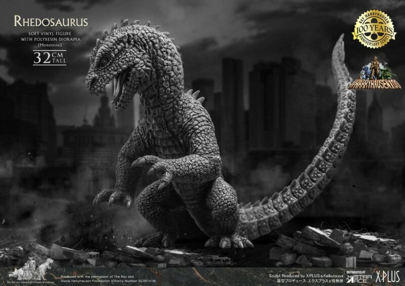 The Beast from 20,000 Fathoms Soft Vinyl Statue Ray Harryhausens Rhedosaurus Monotone 32 cm - immagine 2