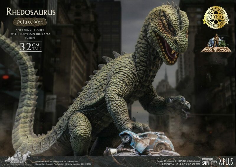 The Beast from 20,000 Fathoms Soft Vinyl Statue Ray Harryhausens Rhedosaurus Color Deluxe Ver.