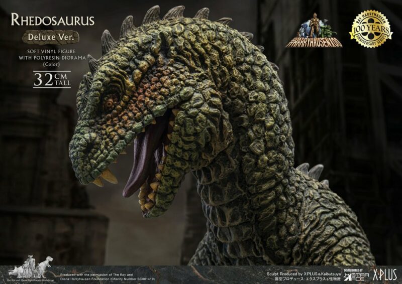 The Beast from 20,000 Fathoms Soft Vinyl Statue Ray Harryhausens Rhedosaurus Color Deluxe Ver. - immagine 2