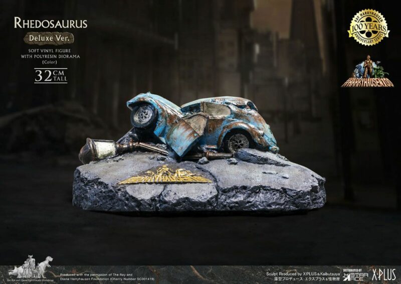 The Beast from 20,000 Fathoms Soft Vinyl Statue Ray Harryhausens Rhedosaurus Color Deluxe Ver. - immagine 3