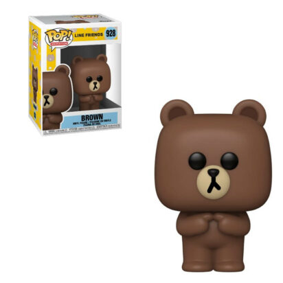 Line Friends POP! Animation Vinyl Figure Brown 9 cm