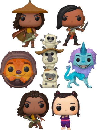 Raya and The Last Dragon - Ay Kumandra Pop! Vinyl Bundle (Set of 7)