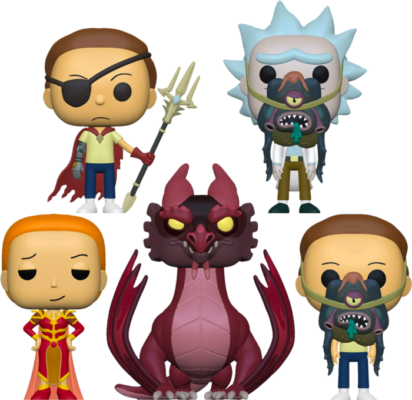 Rick and Morty - A Glorz For Concern Pop! Vinyl Bundle (Set of 5)