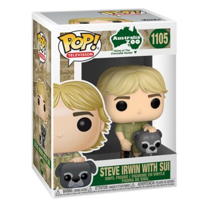 The Crocodile Hunter POP! TV Vinyl Figure Steve Irwin w/Sui 9 cm